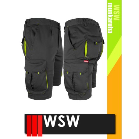WSW DIRECTO BLACKYELLOW technikai stretch rövidmunkanadrág - munkaruha