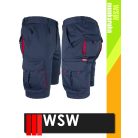 WSW DIRECTO NAVYRED technikai stretch rövidmunkanadrág - munkaruha