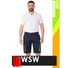 WSW DIRECTO NAVYYELLOW technikai stretch rövidmunkanadrág - munkaruha