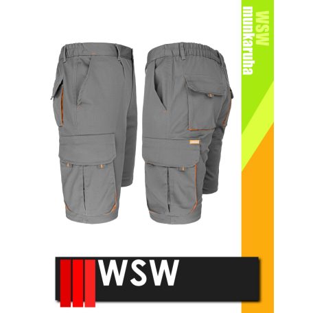 WSW DIRECTO GREYORANGE technikai stretch rövidmunkanadrág - munkaruha