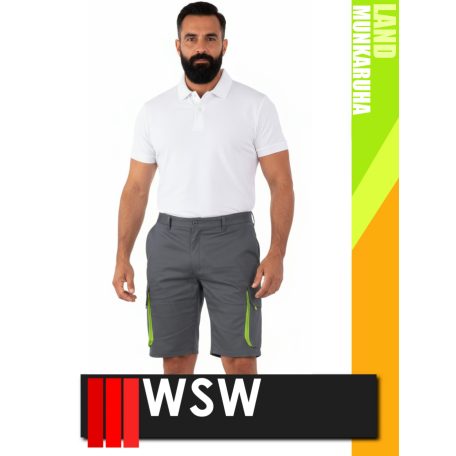 WSW DIRECTO GREYYELLOW technikai stretch rövidmunkanadrág - munkaruha