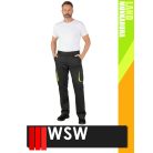 WSW DIRECTO BLACKYELLOW technikai stretch derekas munkanadrág - munkaruha