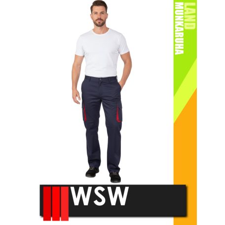 WSW DIRECTO NAVYRED technikai stretch derekas munkanadrág - munkaruha