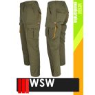WSW DIRECTO OLIVE technikai stretch derekas munkanadrág - munkaruha