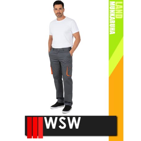 WSW DIRECTO GREYORANGE technikai stretch derekas munkanadrág - munkaruha