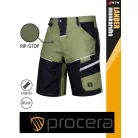 Procera LANDER GREEN rip-stop hasadásmentes technikai stretch rövidnadrág - munkaruha