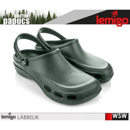 Lemigo DOCTOR GREEN technikai könnyített eva papucs - munkabakancs