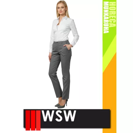 WSW HORECA GREY LENTO technikai női felszolgáló nadrág - munkaruha