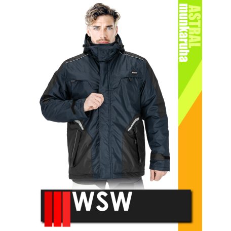 WSW ASTRAL technikai bélelt téli hosszú munkakabát - munkaruha