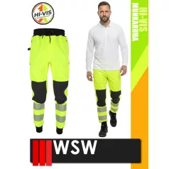   WSW YELLOW BREMMEN technikai stretch jogger deréknadrág - munkaruha