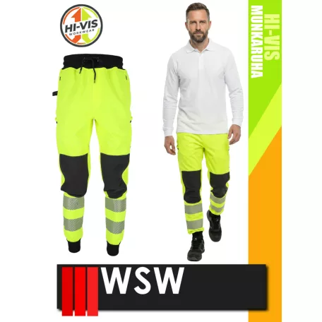 WSW YELLOW BREMMEN technikai stretch jogger deréknadrág - munkaruha
