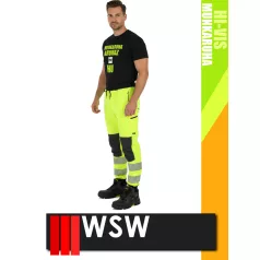   WSW YELLOW BREMMEN technikai stretch jogger deréknadrág - munkaruha