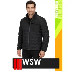   WSW SLIMWORK BLACK DISON technikai rugalmas átmeneti kabát - munkaruha
