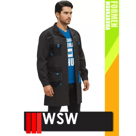 WSW FORMEN ANTHRACITEBLUE technikai kevertszálas köpeny - munkaruha