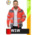 WSW RED FORMEN technikai bélelt láthatósági télikabát - munkaruha