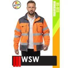   WSW ORANGE FORMEN technikai bélelt láthatósági télikabát - munkaruha