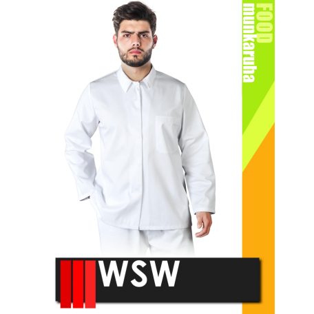 WSW FOOD WHITE technikai élelmiszeripari kabát - munkaruha