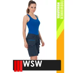   WSW FORWOMEN NAVY technikai könnyített rövidnadrág - munkaruha