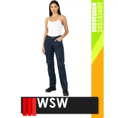   WSW FORWOMEN NAVY technikai könnyített deréknadrág - munkaruha