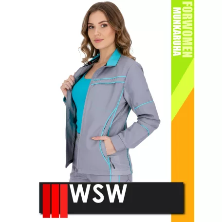 WSW FORWOMEN GREYMINT technikai könnyített kabát - munkaruha