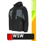 WSW SLIMWORK BLACK GOSHELL technikai bélelt softshell kabát - munkaruha