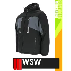   WSW SLIMWORK BLACK GOSHELL technikai bélelt softshell kabát - munkaruha