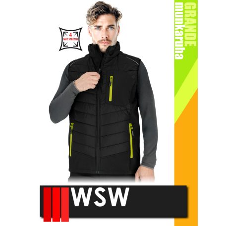 WSW ABANICO BLACKHV GRANDE technikai bélelt átmeneti mellény - munkaruha