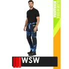 WSW SLIMWORK NAVY HAGA technikai rugalmas softshell deréknadrág - munkaruha