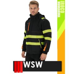   WSW HARVER COOL BLACKHV IRICO technikai prémium softshell bélelt munkakabát - munkaruha
