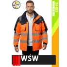 WSW ORANGE JAC technikai bélelt láthatósági télikabát - munkaruha