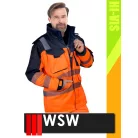 WSW ORANGE JAC technikai bélelt láthatósági télikabát - munkaruha