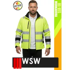   WSW YELLOW KRAST technikai kevertszálas láthatósági pulóver - munkaruha
