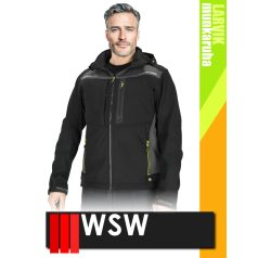   WSW ABANICO BLACKHV LARVIK technikai softshell munkakabát - munkaruha