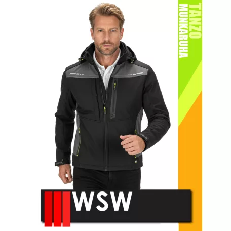 WSW BLACKHVY LARVIK technikai softshell munkakabát - munkaruha