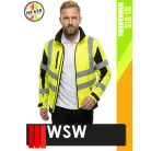 WSW YELLOW MALMO 2IN1 technikai cippzáros softshell kabát - munkaruha