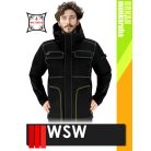 WSW ORKAN BLACK technikai softshell bélelt munkakabát - munkaruha
