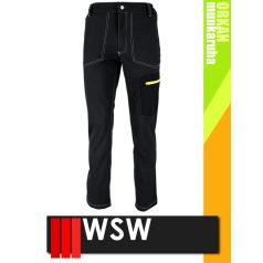   WSW ORKAN BLACK technikai softshell deréknadrág - munkaruha