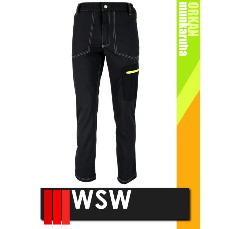 WSW ORKAN BLACK technikai softshell deréknadrág - munkaruha