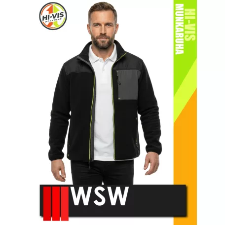 WSW BLACKHVY POLSHELL technikai kevertszálas softshell polár - munkaruha