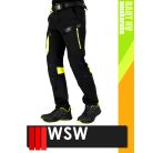 WSW RAUT BLACKHV technikai slimfit stretch derekas munkanadrág - munkaruha
