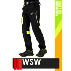   WSW RAUT BLACKHV technikai slimfit stretch derekas munkanadrág - munkaruha