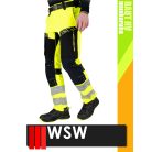 WSW RAUT BLACKHV technikai slimfit stretch derekas munkanadrág - munkaruha