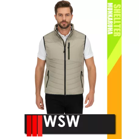 WSW SLIMWORK BEIGE SHELLTER technikai rugalmas átmeneti kabát - munkaruha