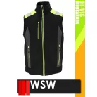 WSW BLACKHVY SHELLVEST technikai cippzáros softshell mellény - munkaruha