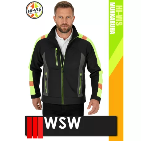 WSW BLACKHVOY SHERO technikai cippzáros softshell kabát - munkaruha