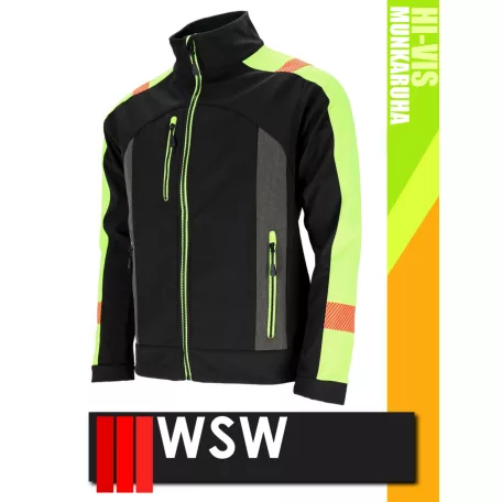 WSW BLACKHVOY SHERO technikai cippzáros softshell kabát - munkaruha
