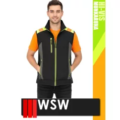   WSW BLACKHVOY SHERO technikai cippzáros softshell mellény - munkaruha