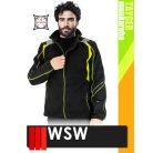WSW ABANICO BLACKHV TAYGER technikai polár-softshell munkakabát - munkaruha