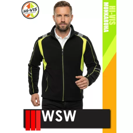 WSW BLACKHVY TAYGER technikai polár-softshell munkakabát - munkaruha