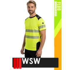 WSW YELLOW VIS technikai stretch póló - munkaruha